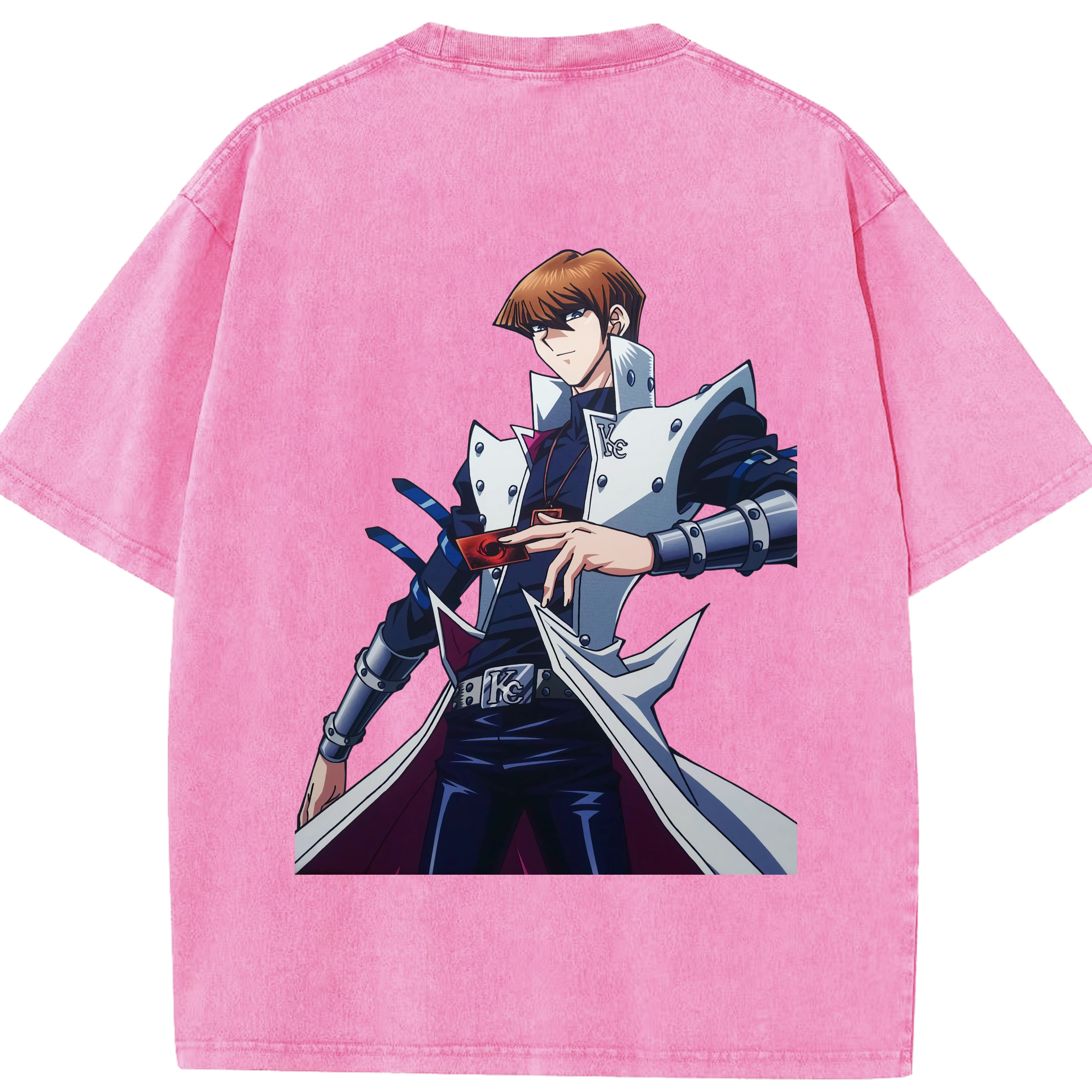 （画像用） 遊☆戯☆王 Yu-Gi-Oh! 綿100% ヴィンテージ風 半袖Tシャツ（背面プリント）